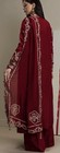 Zara Shahjahan 2026 Collection Red Small Raw Silk 3 Piece Salwar Kameez Dupatta — photo 4