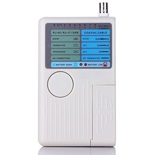 4 in 1 Network Cable Tester Multi Functional for RJ11 RJ45 USB BNC LAN Cable ...