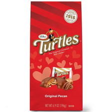 DeMet’s Turtles Original Pecan 6.9 oz Caramel Nut Cluster Chocolate Candy Bag