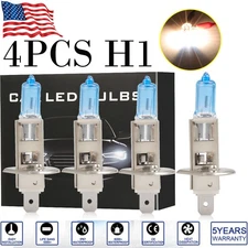 4x Super Bright H1 HID Halogen Headlight Bulb High Low Beam Light 220W Car 6000K