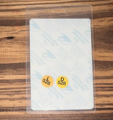 93X FEST 2000 All Access Laminate Pass Authentic Somerset,WI