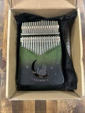 17 Key Kalimba Thumb Piano Finger Mbira Mahogany Wood Keyboard Music Instruments