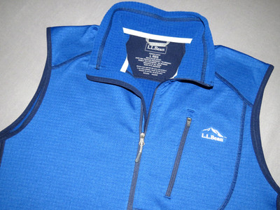 L.L. Bean Slightly Fitted POLAR TEC Fleece Lined Athletic Vest Jacket Men's LRG