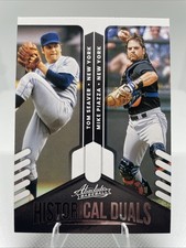 2022 Panini Absolute - Historical Duals Mike Piazza, Tom Seaver #HD-TM