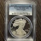 2008-W American Silver Eagle Dollar PR70DCAM PCGS Proof 70 Deep Cameo