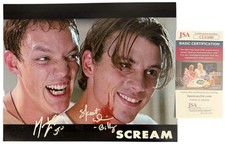 Matthew Lillard & Skeet Ulrich signed 8x10 Photo Billy Loomis, Stu Macher - Scre