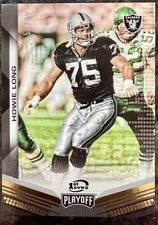 2019 Panini Playoff 1st Down Gold Howie Long #95 Raiders HOF #59/99