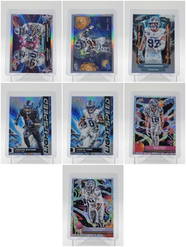 [7] TYLEIK WILLIAMS / ISAAC TESLAA 2025 TOPPS COSMIC CHROME ROOKIE NUCLEUS Q5849