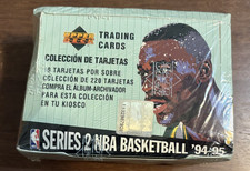 1994-95 UPPER DECK NBA SERIES 2 HOBBY BOX SEALED MINT!! 30 CARDS/PK 10 PACKS/BOX