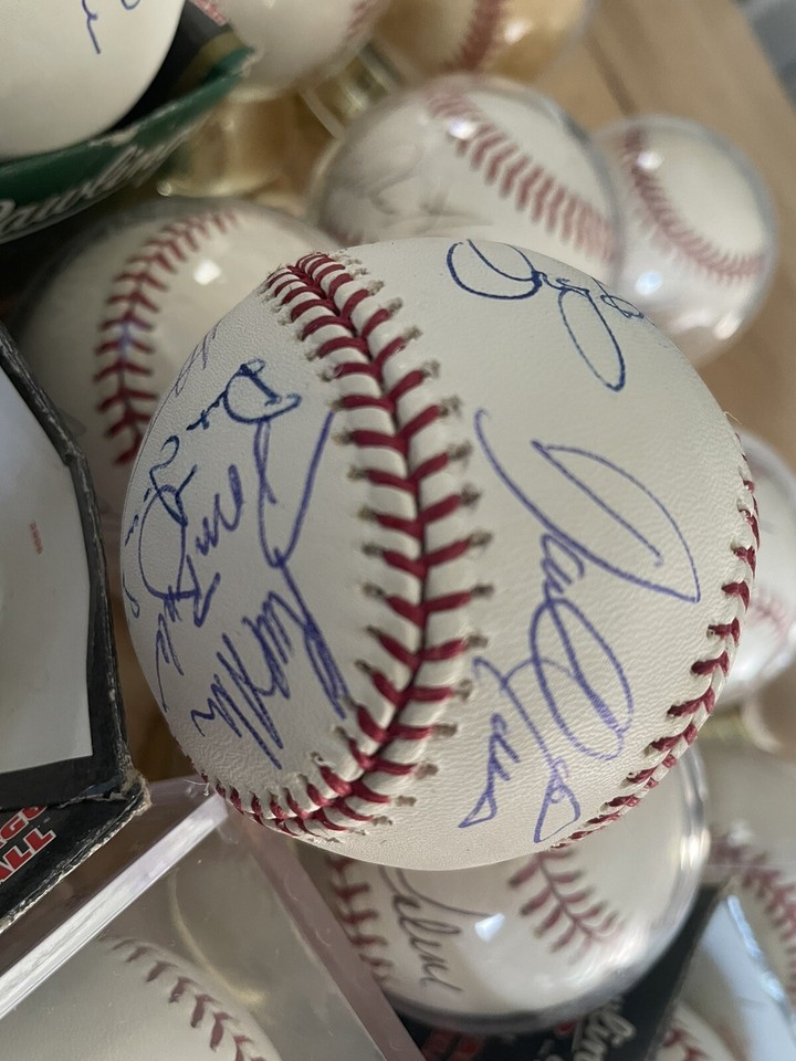 Collection of Autographed Baseballs. eBay