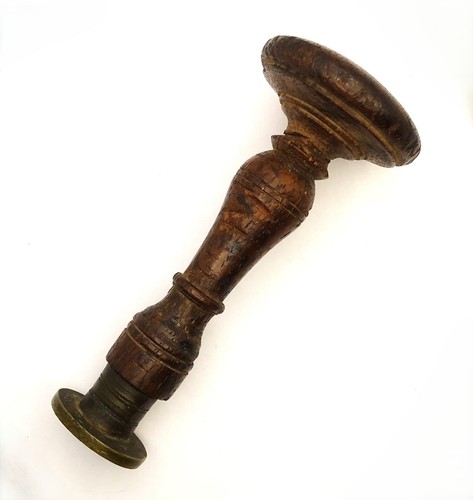Antique Seal Stamp To Wax- Special Judge of Peace, Canton Castels. France, 19th - Picture 3 of 6