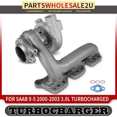 New Turbo Turbocharger for Saab 9-5 2000 2001 2002 2003 V6 3.0L GT1549M 90490711