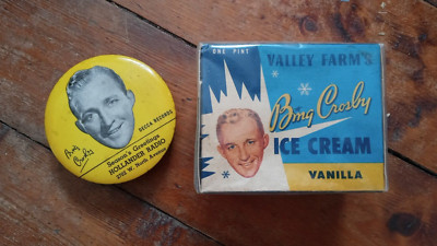 Bing Crosby Season Greetings Decca Records Plattenbürste und Eis Creme