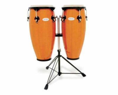 Toca Synergy Series Wood Conga Set with Stand - 2300AMB