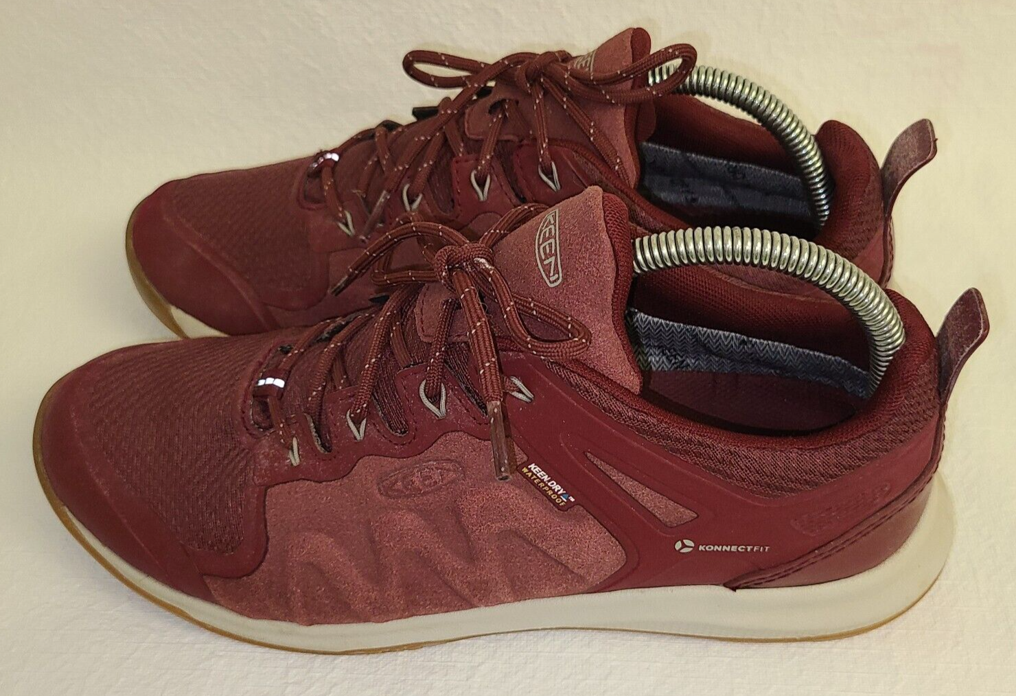 Donna KEEN Terradora II Impermeabile Bassa Altezza Escursionismo Taglia:10 5 Colore:Rosso