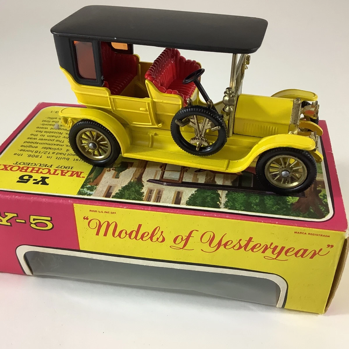 Matchbox models of store yesteryear 1907 peugeot