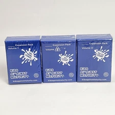 Kids Against Maturity Expansion Packs 1 - 3 Card Game for Kids and Families NEW