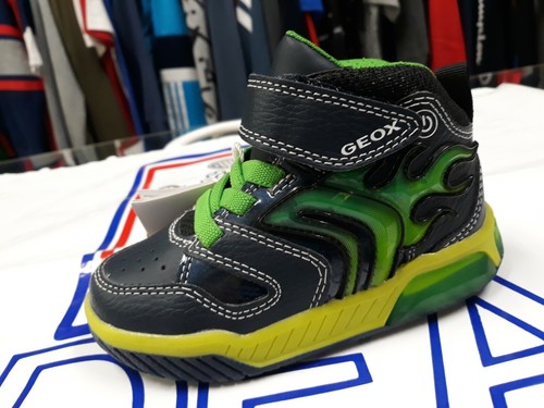GEOX SCARPA BAMBINO CON LUCI art. J949CC mod. J INEK B. C | eBay