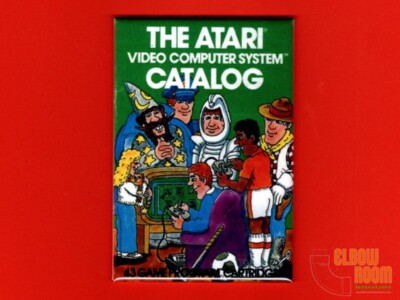 Atari VCS 2600 catalog cover art 2x3'' fridge/locker magnet