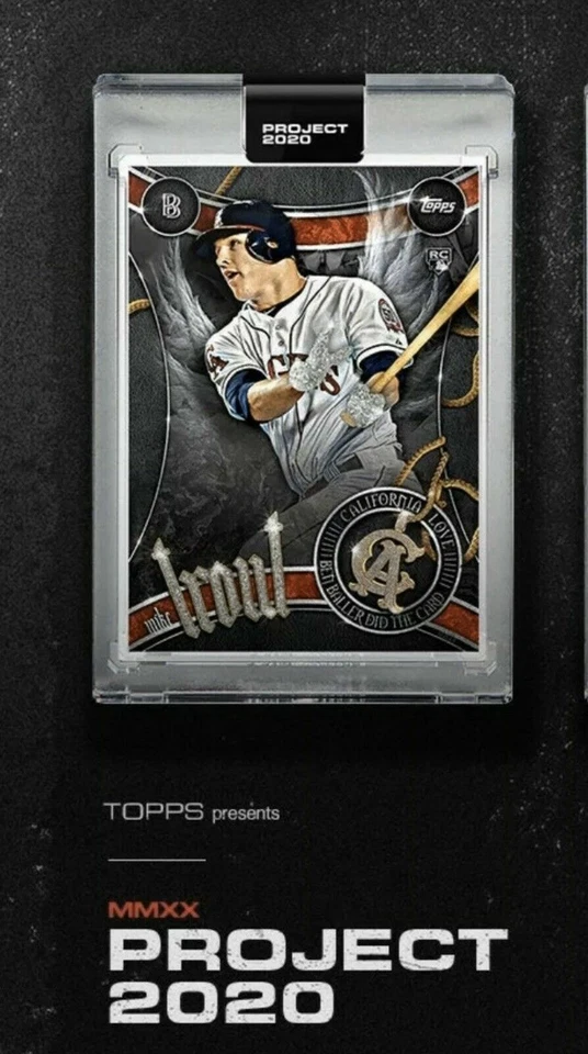 Ben Baller MIKE TROUT TOPPS PROJECT 2020 # 51 Rookie 2011 Original Box IN HAND ! - Image 2 of 3