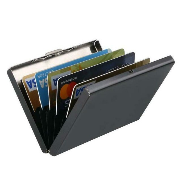 Vicloon Metal Card Holder Wallet Black for sale online eBay