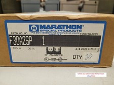 NEW MARATHON F30A2SP FUSE HOLDER/BLOCK, 250VAC, 30A, 2-POLE, 10AWG, Class H Fuse