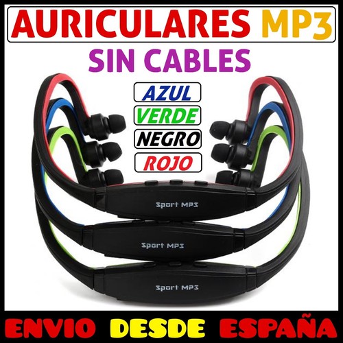 AURICULARES REPRODUCTOR MP3 CON RADIO FM DIADEMA DEPORTE RUNNING CORRER | eBay