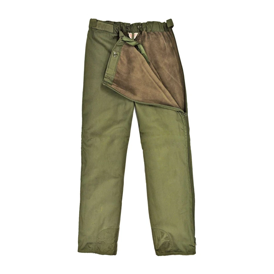 Pantalón Impermeable Ejército Alemán Goretex Cálido Forrado de Vellón Pesca Camping Pantalones Foto 3 de 4