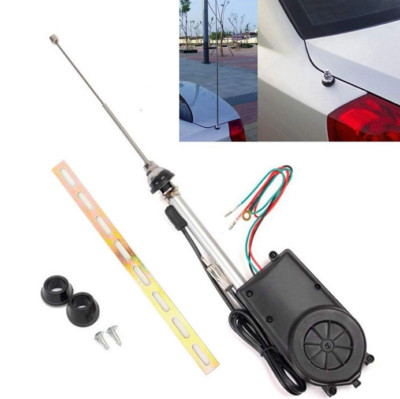 Car Antenna Kit DC12V Electric Aerial Radio Automatic Antenna Booster Antenna