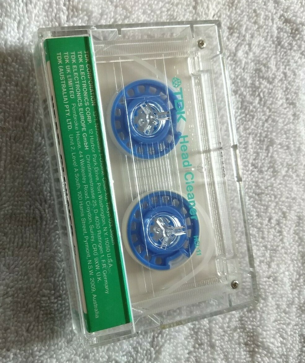 TDK HEAD CLEANER FOR CASSETTE TAPE RECORDERS HCL11 eBay