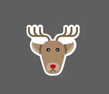 Reindeer Sticker Cartoon Waterproof NEW