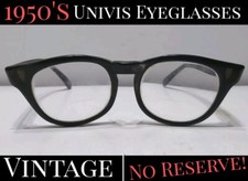   VINTAGE  1950's Univis Eyeglasses - Art Deco / Secretary Look