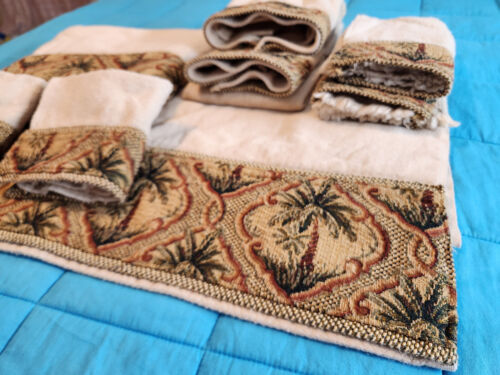 Avanti Desert Palm Lush Plush Towel Set for Two - Picture 1 of 7