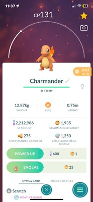  Pokemon Go  #3 Charmander Gifts/Friendship Included
