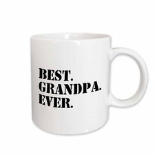 3dRose Best Grandpa Ever - Gifts for Grandfathers - Granddad nicknames - black t