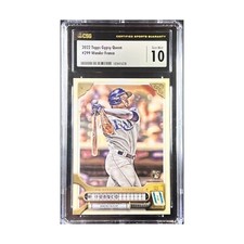 Wander Franco 2022 Topps Gypsy Queen #299 RC Rookie CSG 10 Tampa Bay Rays