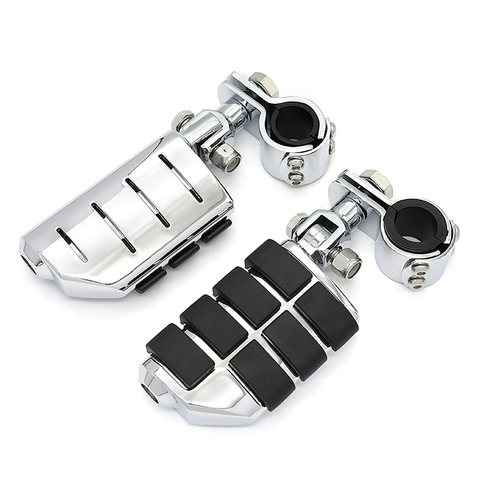 Apoios para pés de motocicleta para acessórios Harley barras de 1"" a 1,25"" - Imagem 4 de 4