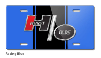 Oldsmobile HURST/OLDS Emblem 1969 - 1979 Novelty Aluminum License