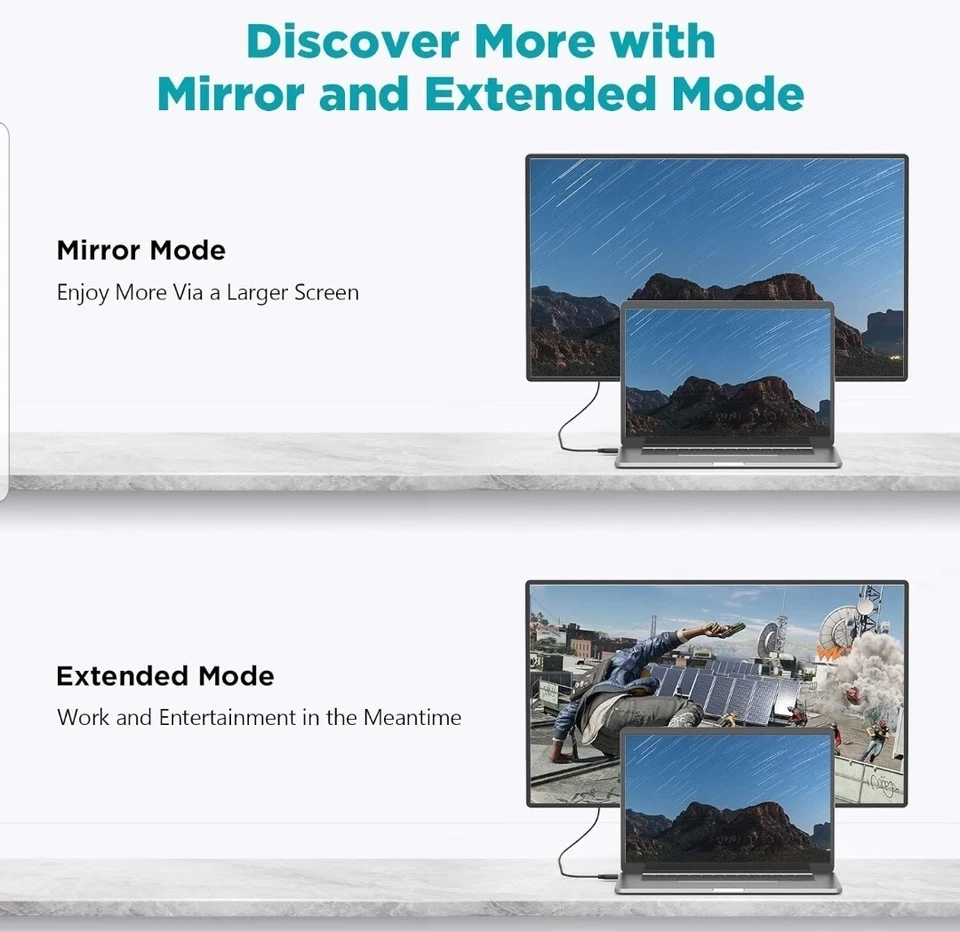 QGeem HDMI Cable High Spped 2.0 Cable Blue-ray, Projector 15 Feet Long - Image 4 of 4