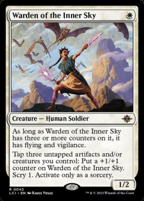 Warden of the Inner Sky R Foil #43 | LCI The Lost Caverns of Ixalan | MTG