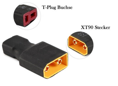  XT90 Stecker auf T-Plug Buchse Adapterkabel Lipo Adapter Ladekabel Deans Plug