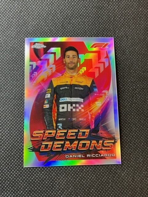2022 Topps Chrome Formula 1 F1 Speed Demons Daniel Ricciardo SD-DR