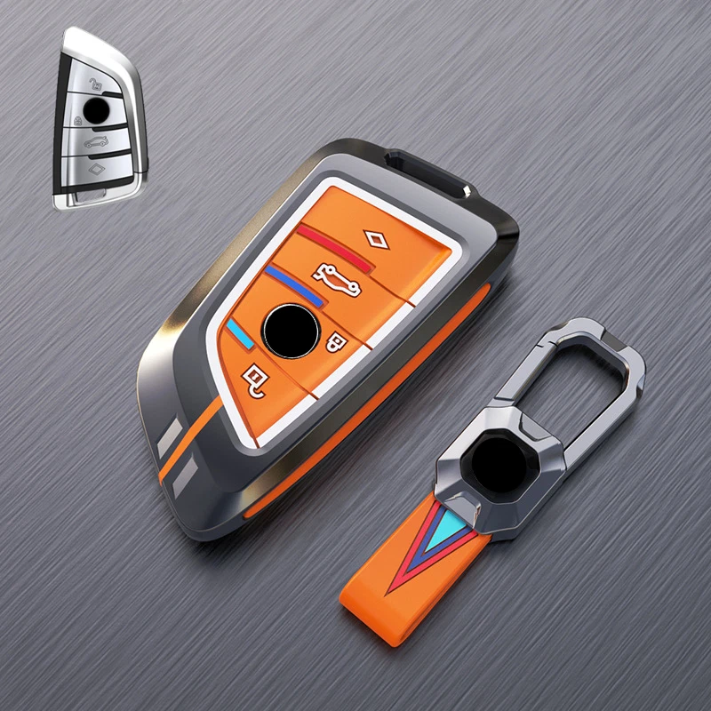 Zinc Alloy Car Key Fob Case Cover For BMW X1 X2 X3 X4 X5  X6 X7 1 2 3 4 5 6 7 M5 — 第 4/4 张图片