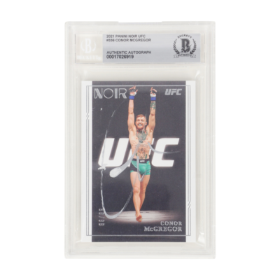 Conor McGregor Signed 2021 Panini Noir UFC #336 – BGS Autograph