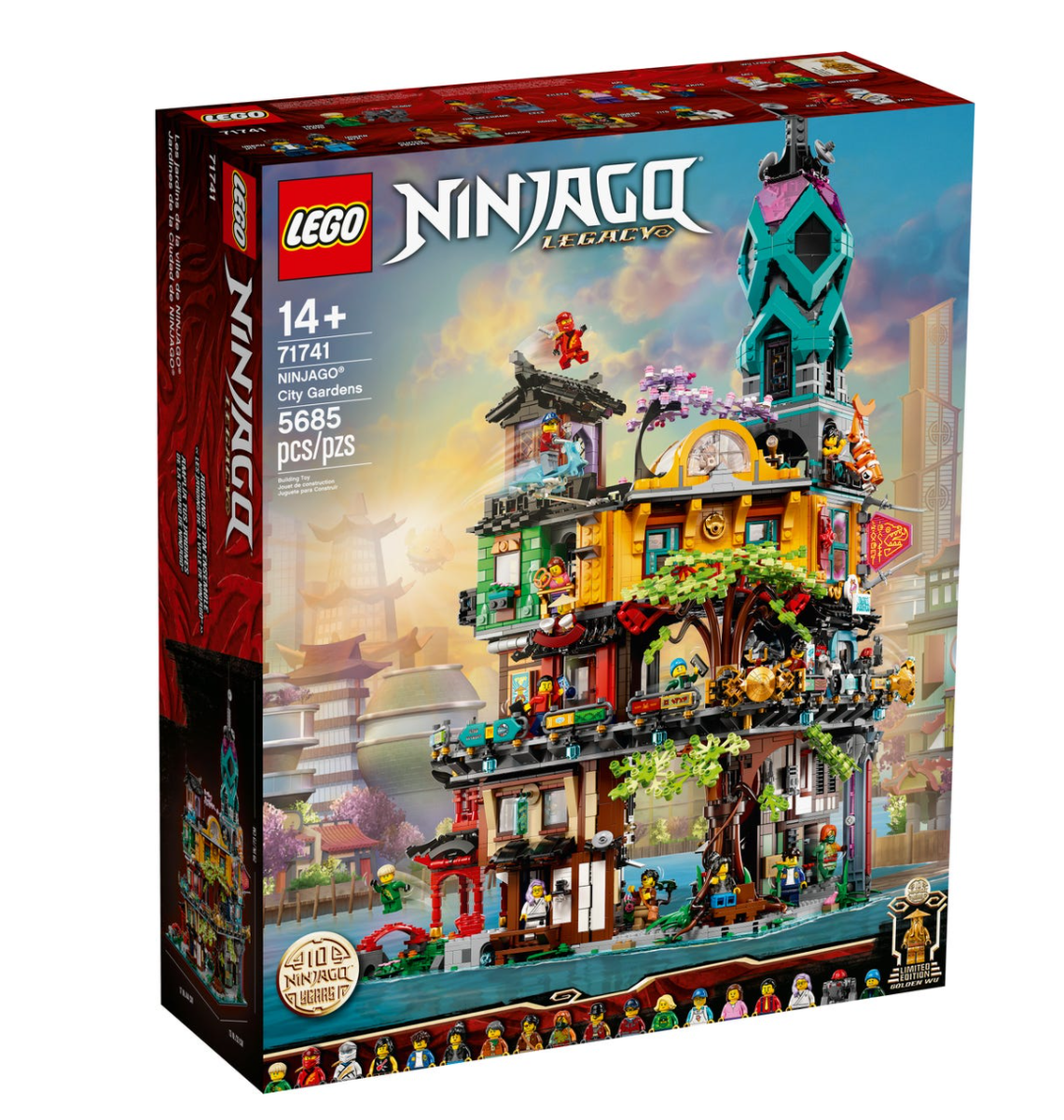Authentic LEGO 71741 NINJAGO® City Gardens Set (5686pcs) New