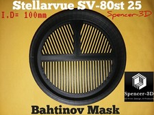 Stellarvue SV-80st-25 Bahtinov Mask, or any 100mm outer diameter telescope
