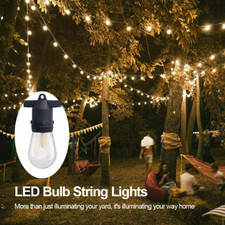 Black/White Dimmable Connectable LED Festoon String Lights Christmas Patio Xmas — image 12