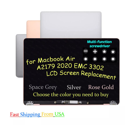For Apple Macbook Air 13'' LCD Screen Top Cover Assembly Replacement A2179-2020