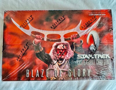 STAR TREK CCG 1st Edition BLAZE of GLORY SEALED BOX~30 Packs Brand-NEW UltraRARE