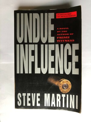 Steve Martini - ''Undue Influence'' 1st Edition PB Book Made in USA